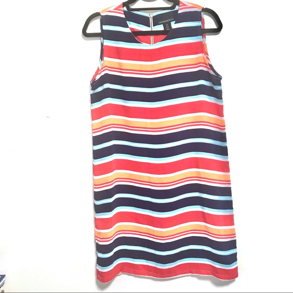 Cynthia Rowley mini striped dress size 8